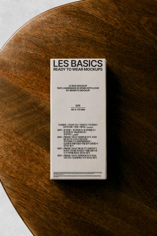 Le Box LB25W2201 Mockup