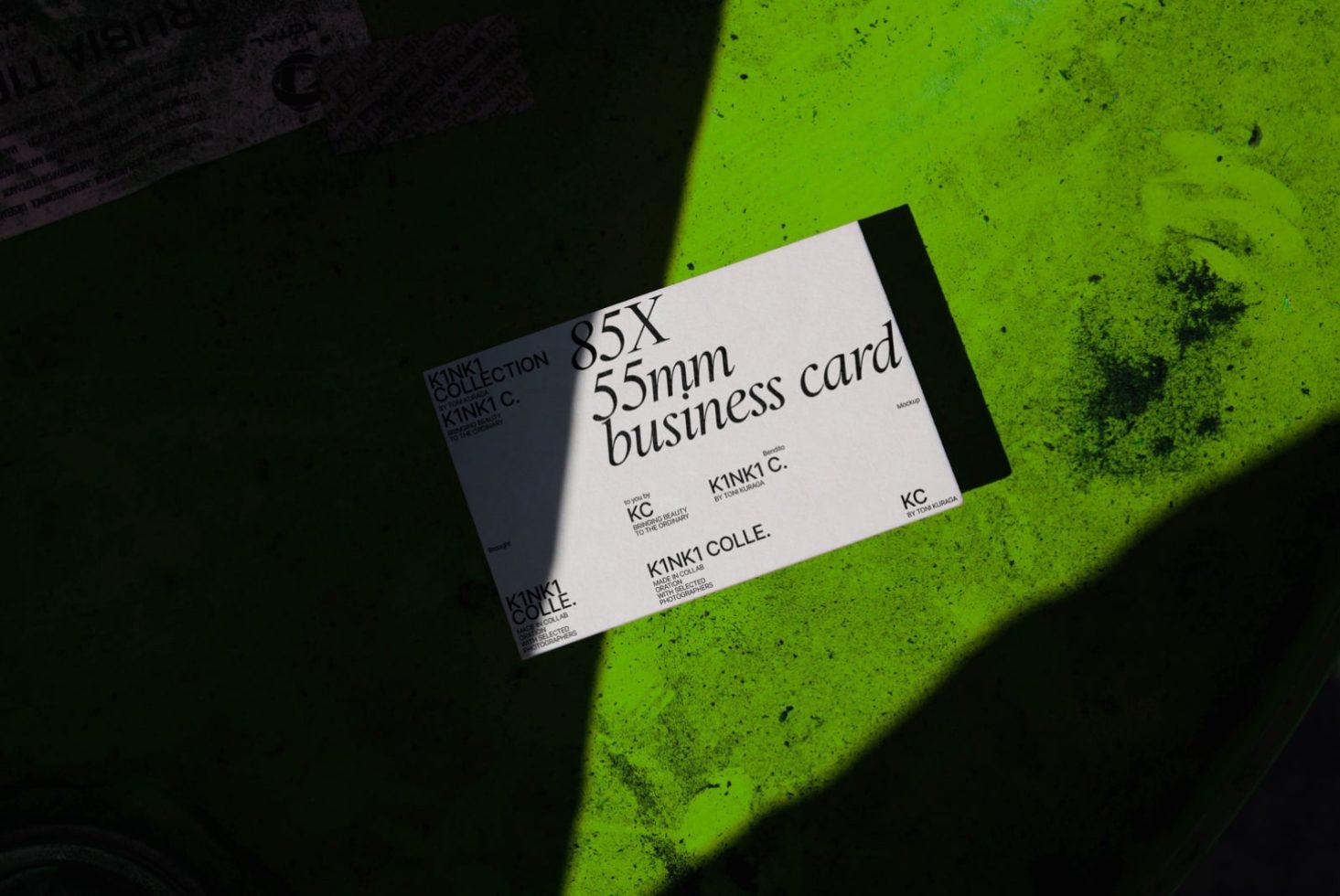 Business Card K08 Mockup preview 2