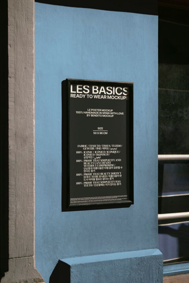 Le Poster LB25W0101 Mockup preview 4