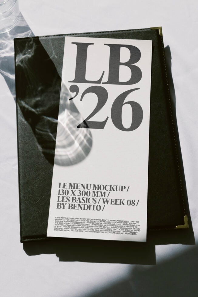 Le Menu LB26W08 Mockup