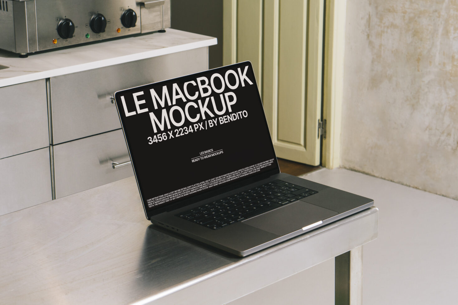 Le MacBook LB25W0502 Mockup preview 4