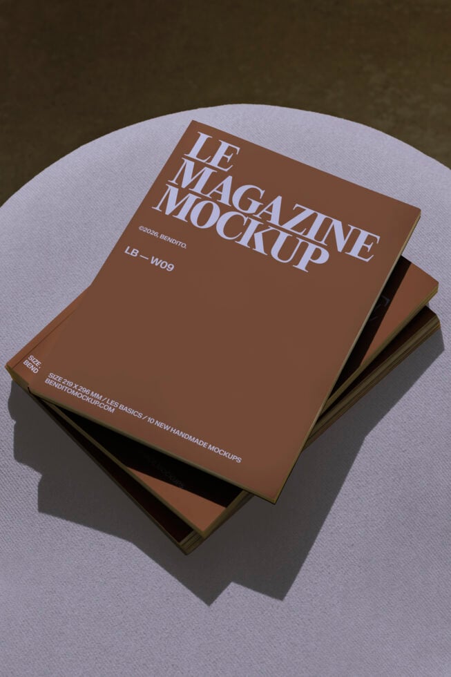 Le Magazine LB26W09 Mockup preview 4