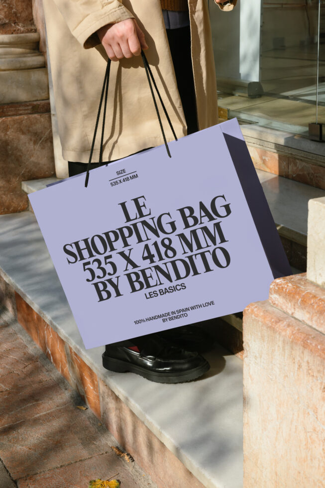Le Shopping Bag LB26W14 Mockup
