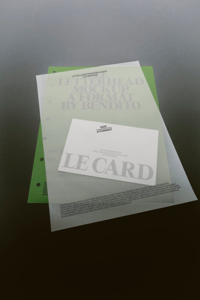 Le Stationery LB26W3501 Mockup