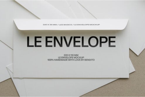 Le Envelope LB26W06 Mockup
