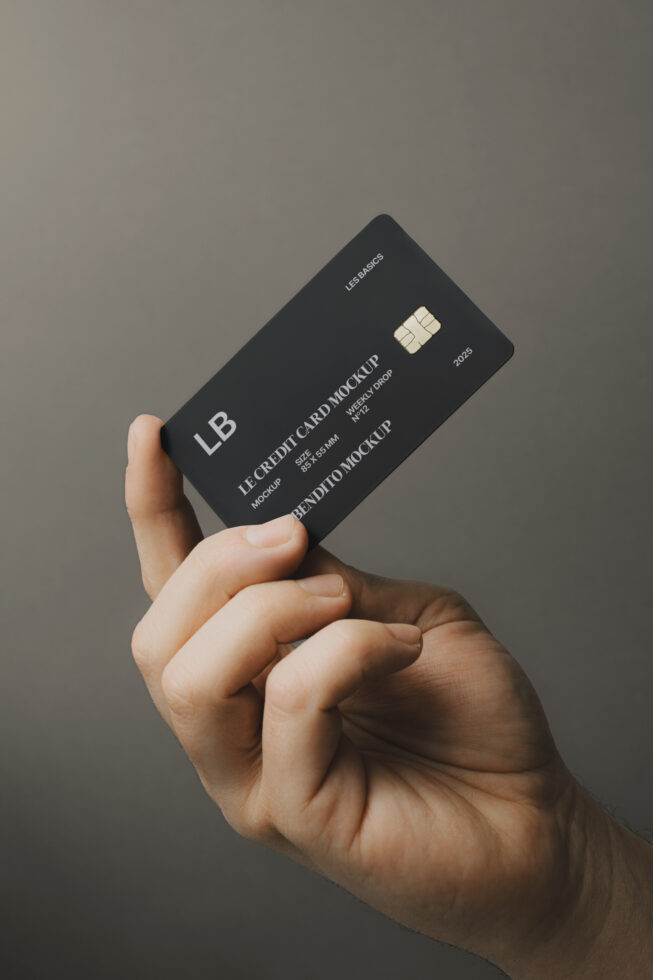 Le Credit Card LB25W12 Mockup preview 4