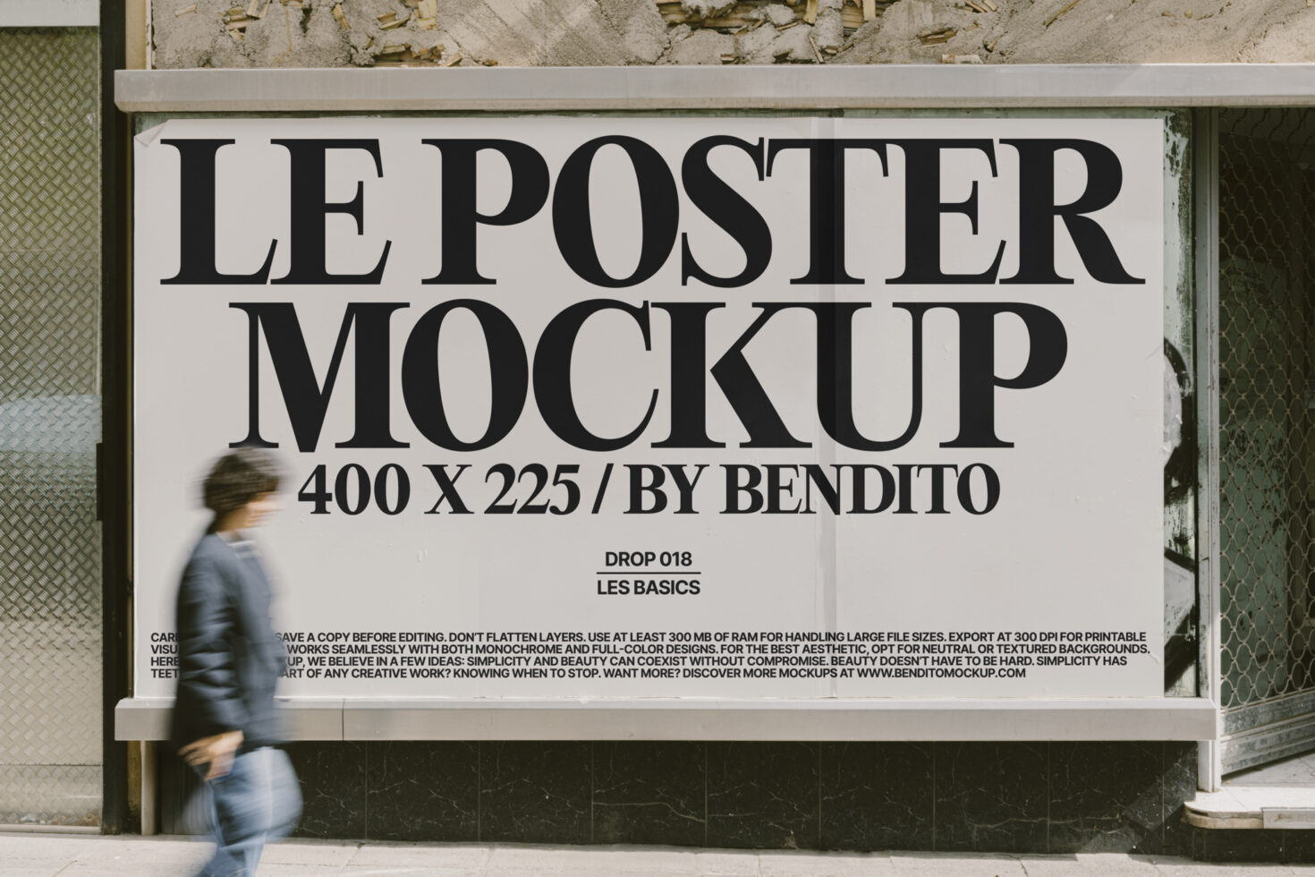 Le Poster LB25W1801 Mockup preview 3