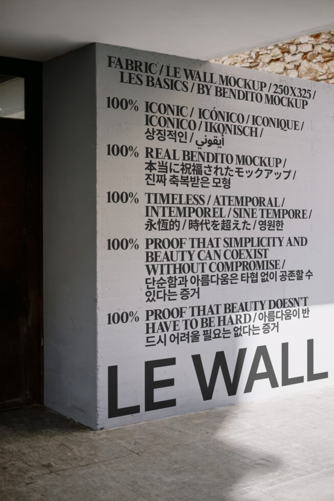 Le Wall LB25W09 Mockup