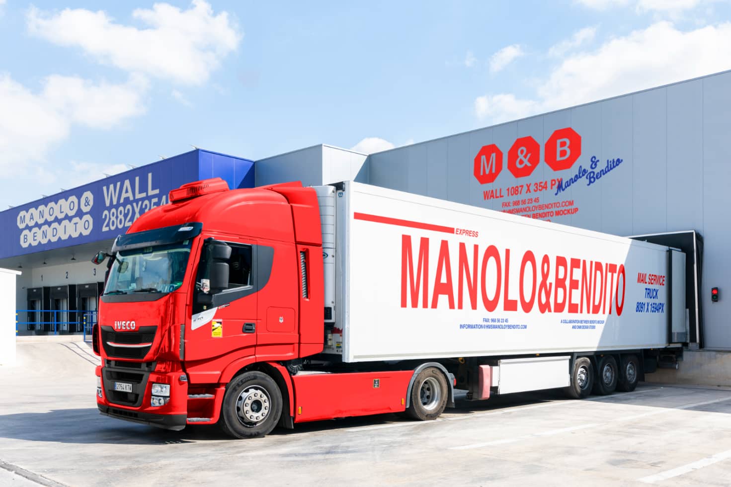Truck M&B01 Mockup preview 4