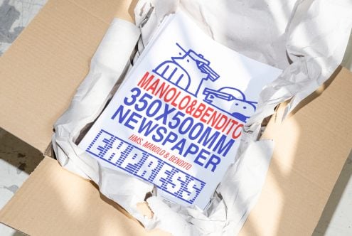 Newspaper M&B Mockup