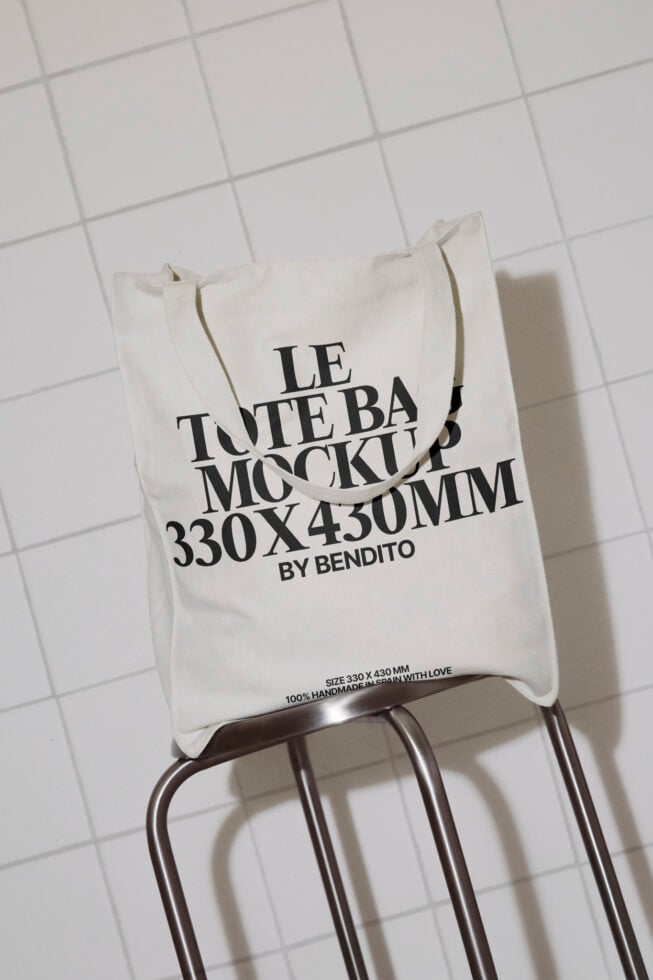 Le Tote Bag LB25W23 Mockup
