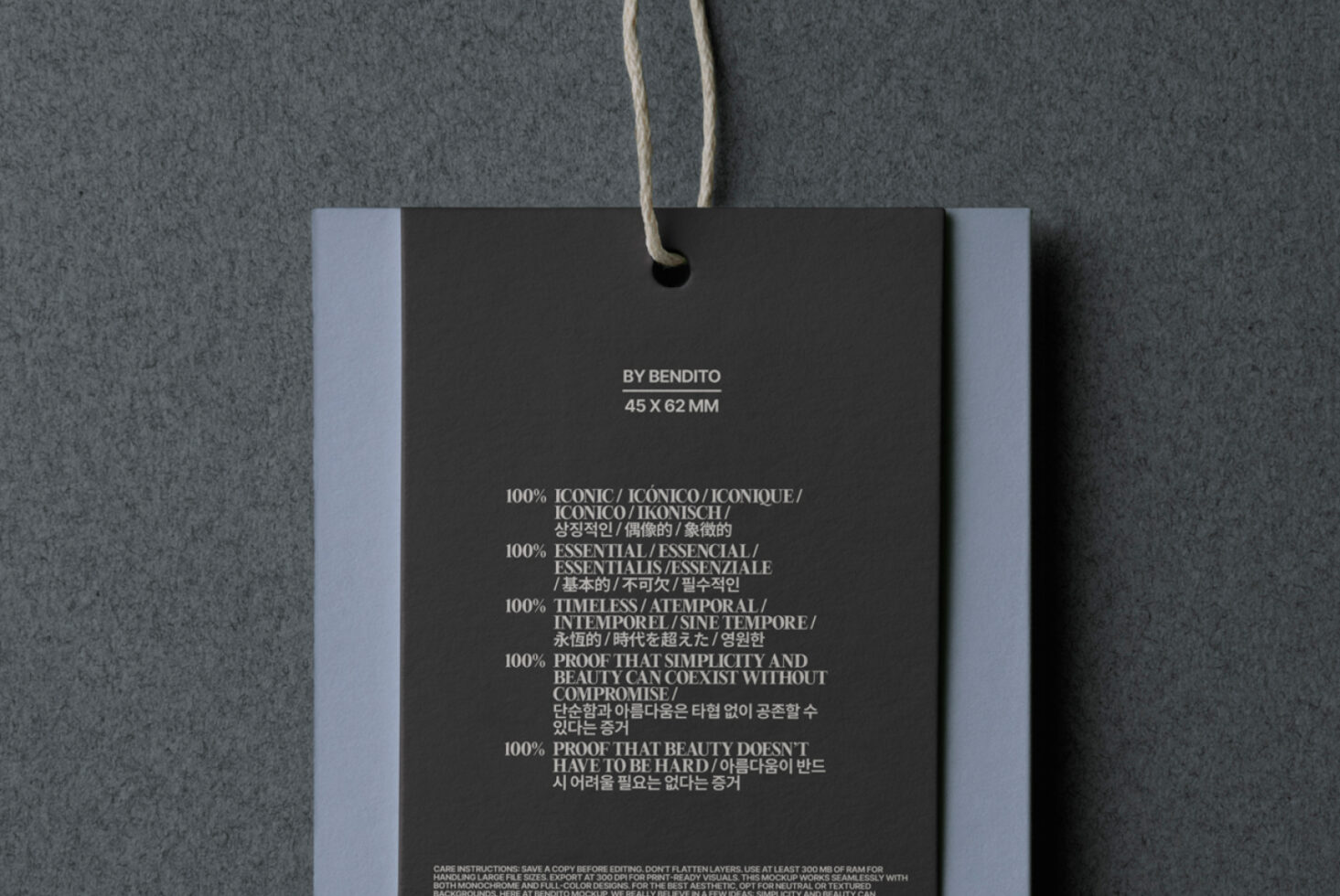 Le Label LB25W32 Mockup preview 2