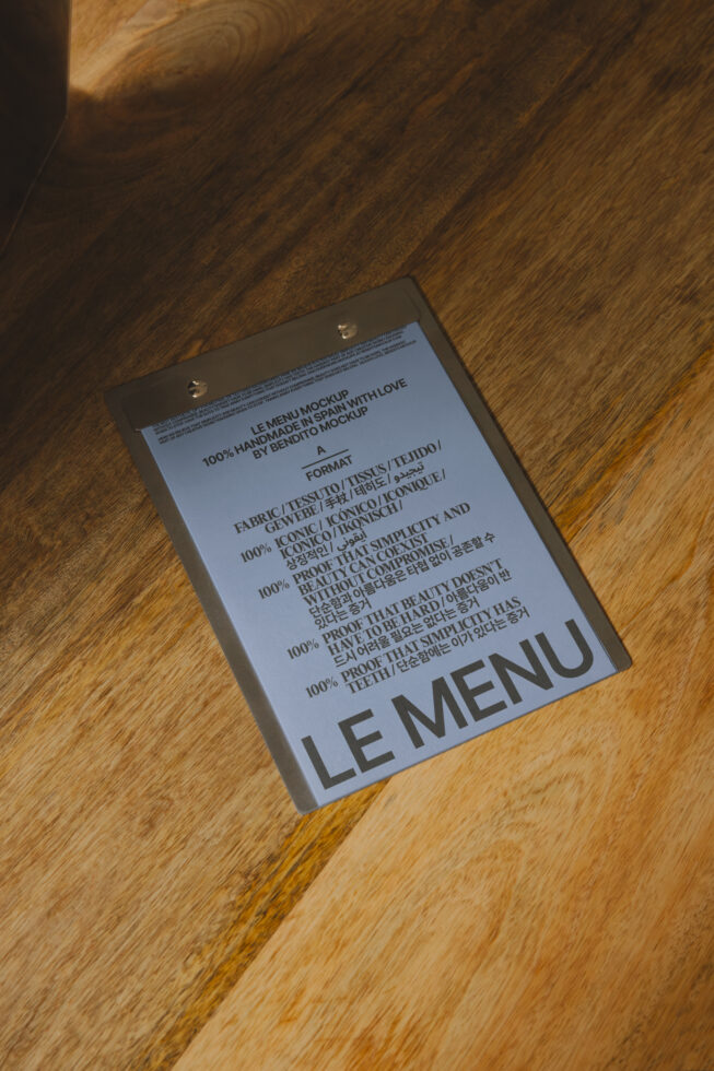 Le Menu LB25W29 Mockup preview 4