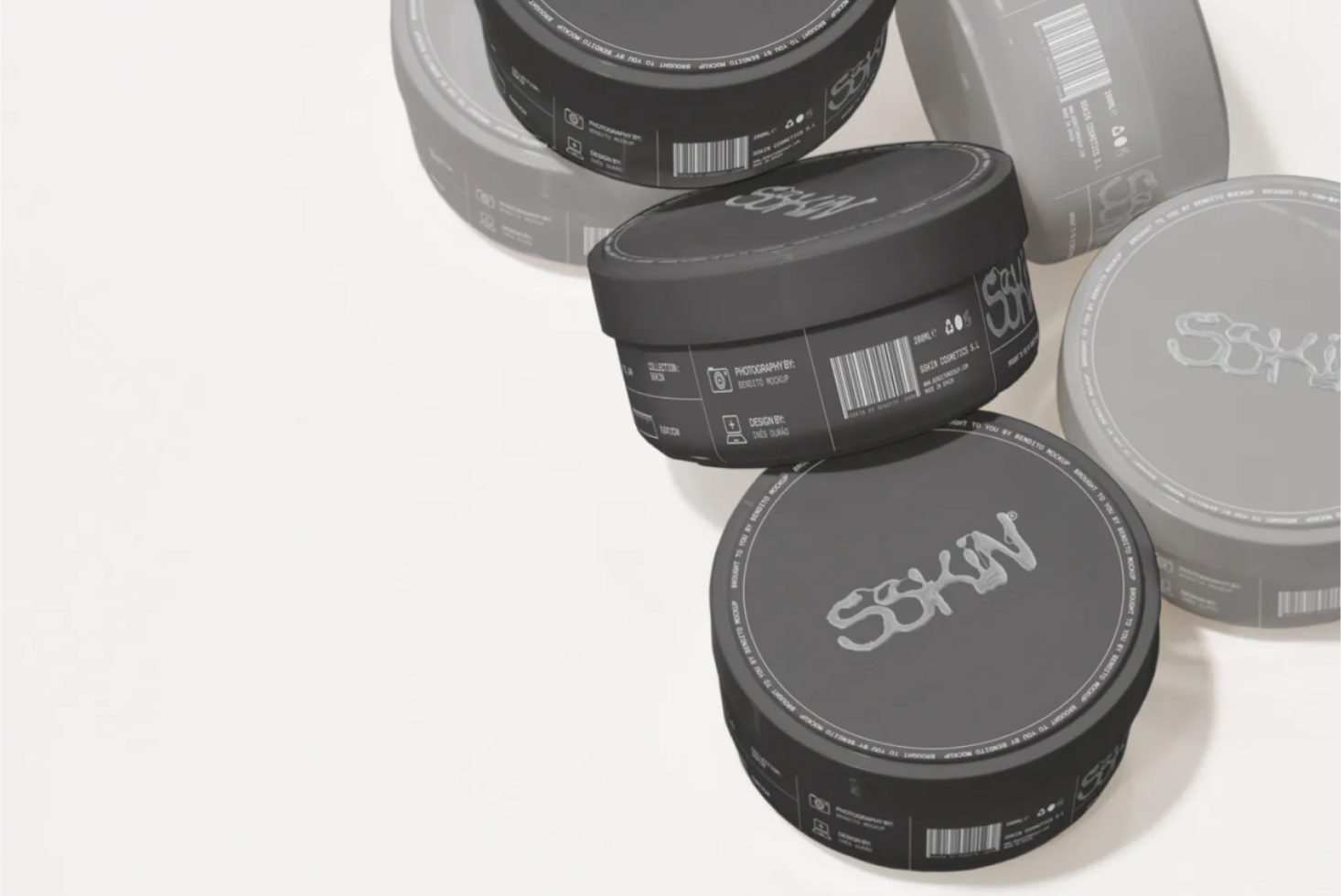 Cosmetic Jar SS02 Mockup preview 2