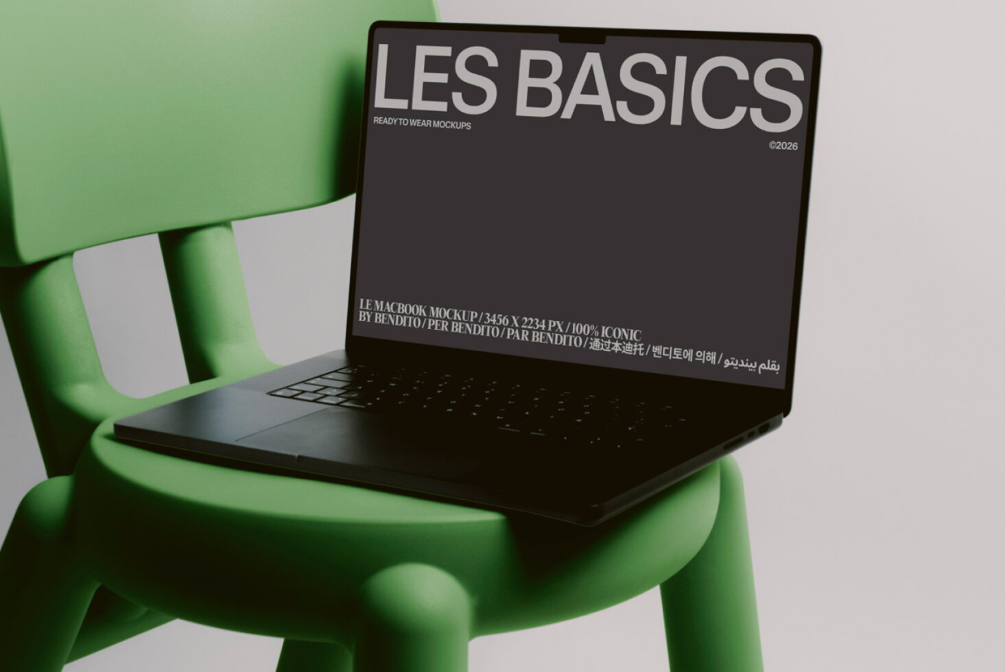 Le MacBook LB26W05 Mockup preview 2