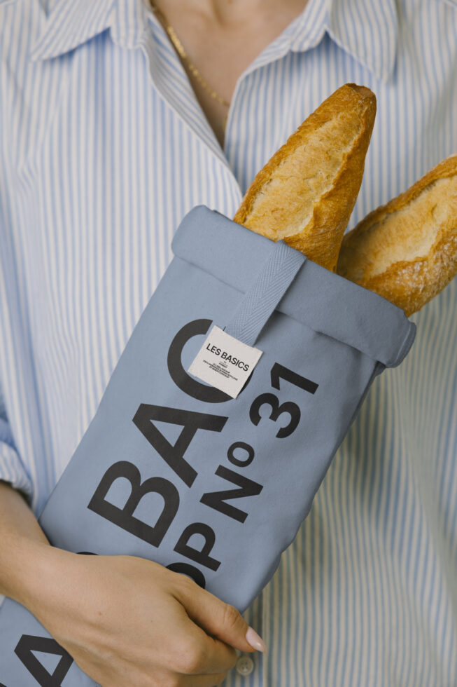 Le Bread Bag LB25W31 Mockup preview 4