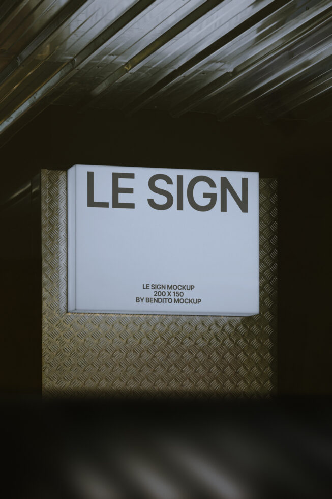 Le Sign LB25W2002 Mockup preview 4
