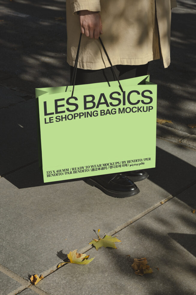 Le Shopping Bag LB26W09 Mockup preview 4