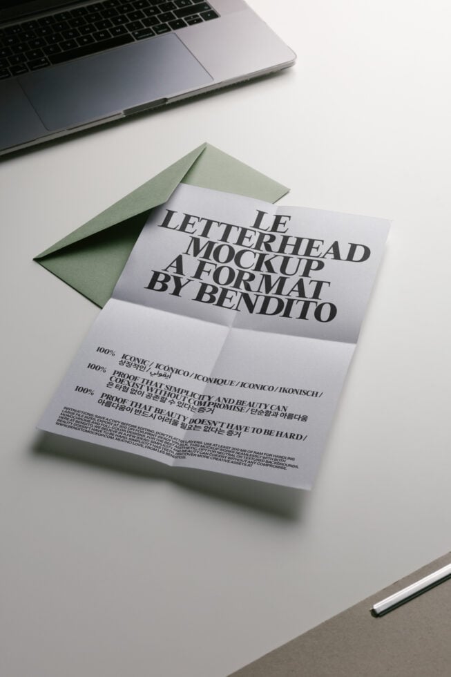 Le Letterhead LB26W11 Mockup