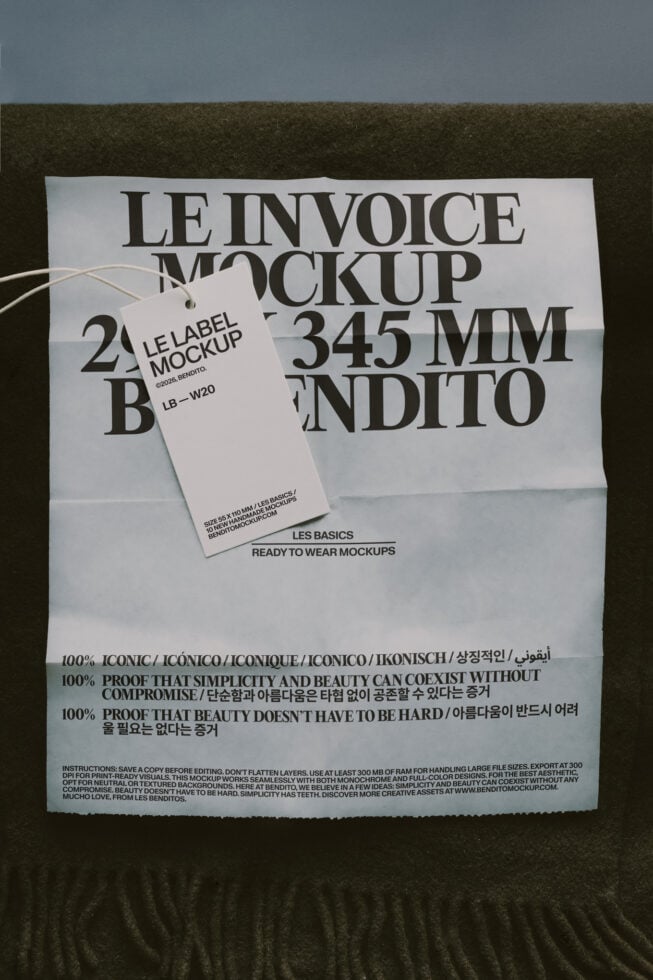 Le Label LB26W2003 Mockup
