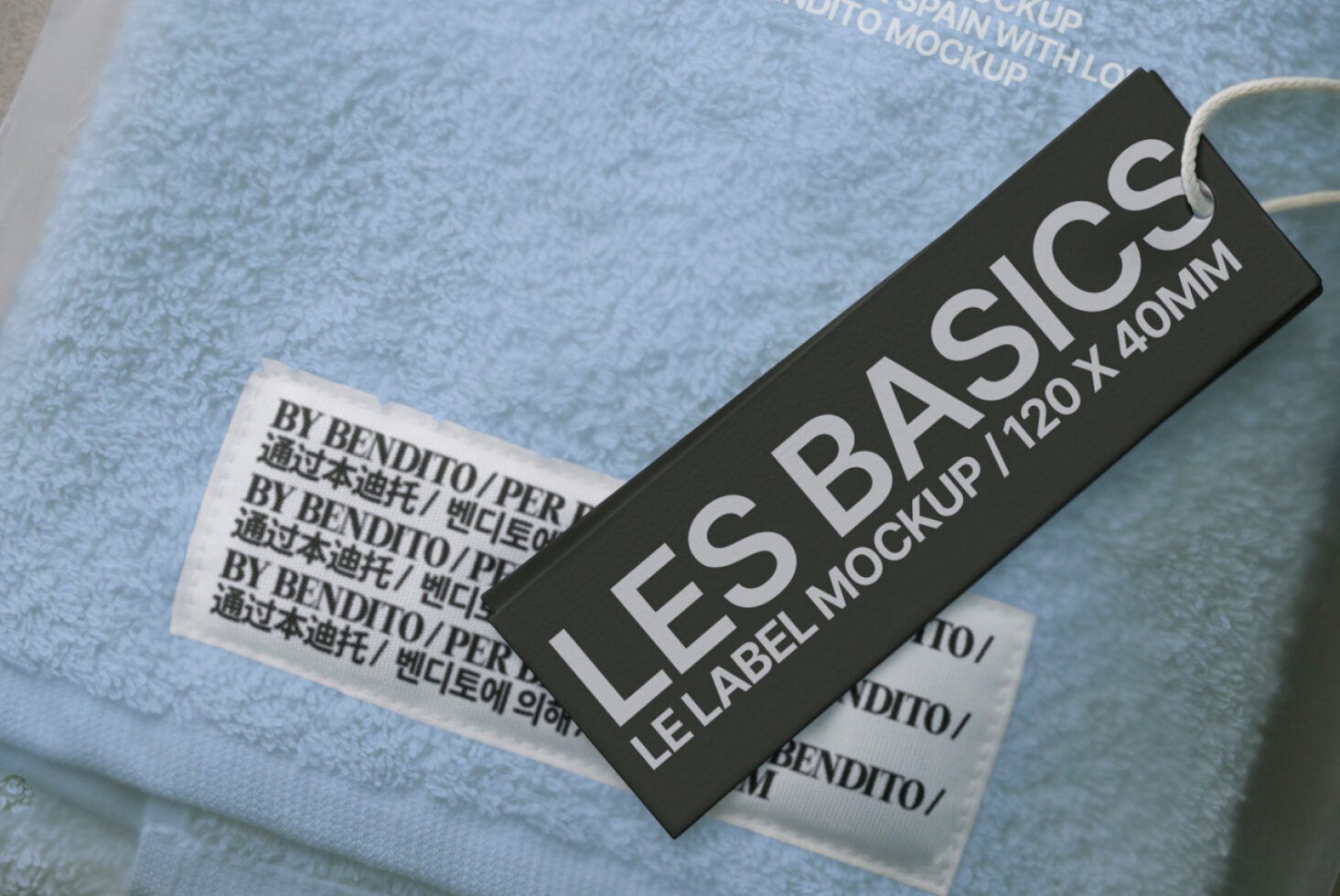 Le Towel LB25W38 Mockup preview 2