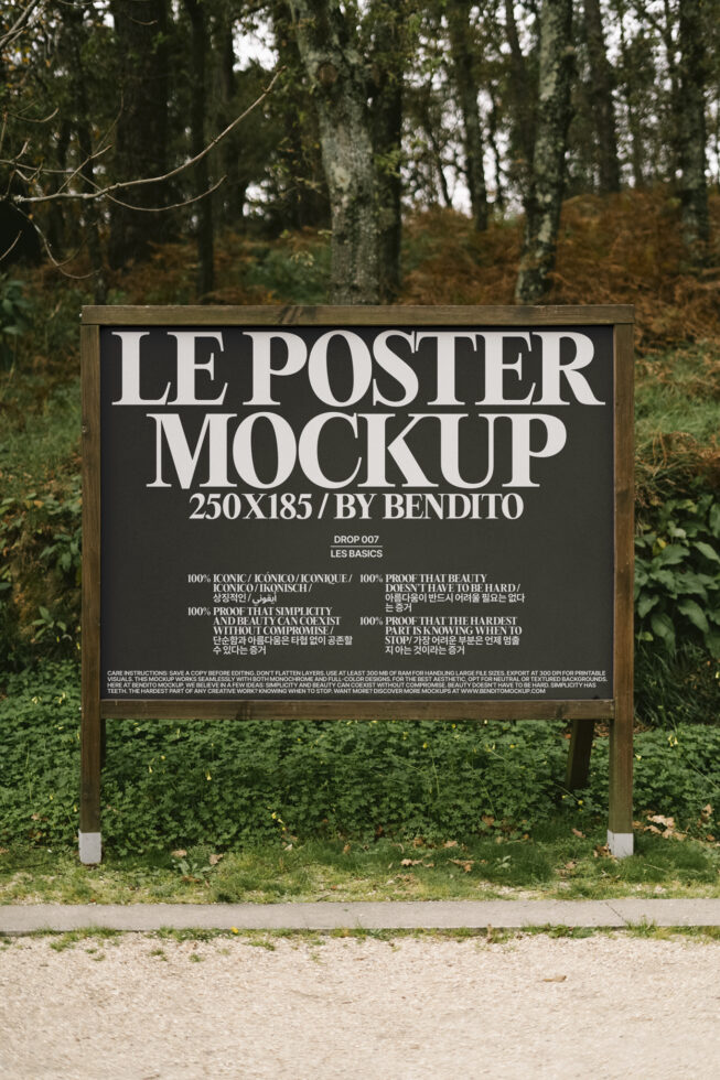 Le Poster LB25W0702 Mockup preview 4