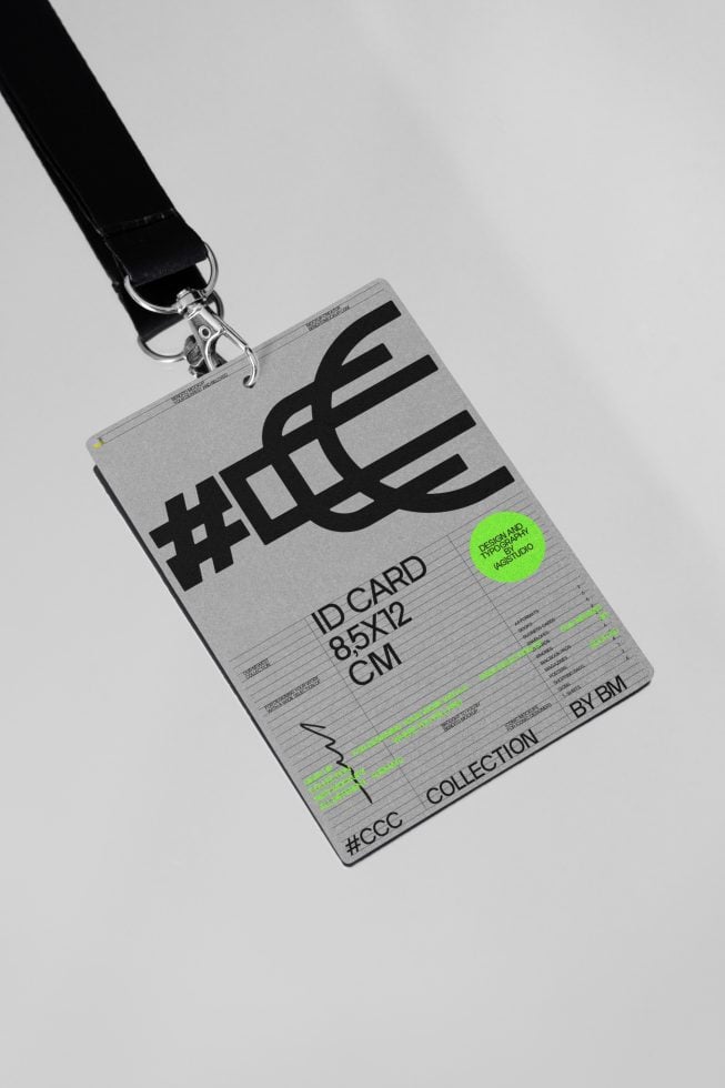 ID Card #CCC01 Mockup