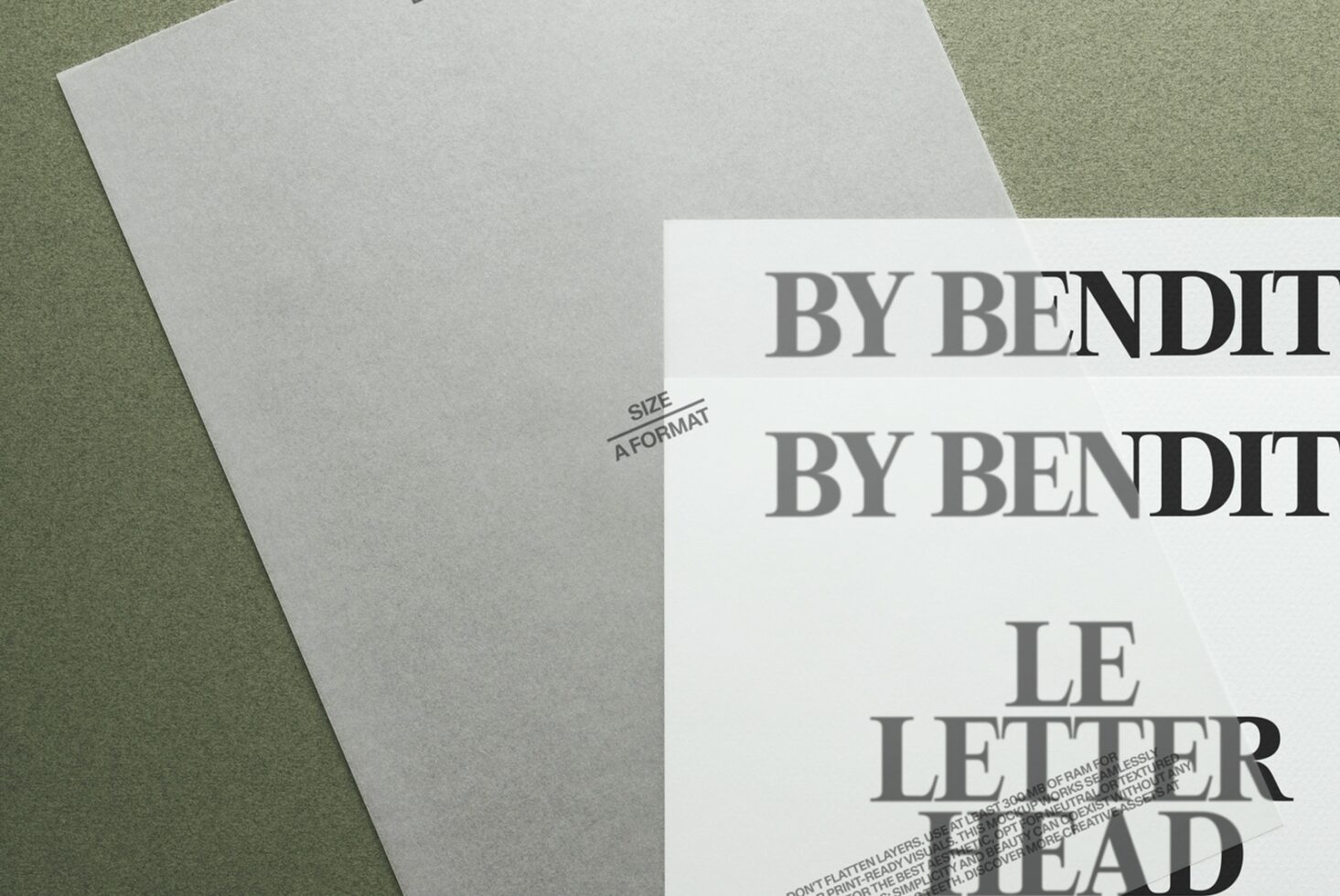 Le Letterhead LB26W19 Mockup preview 2