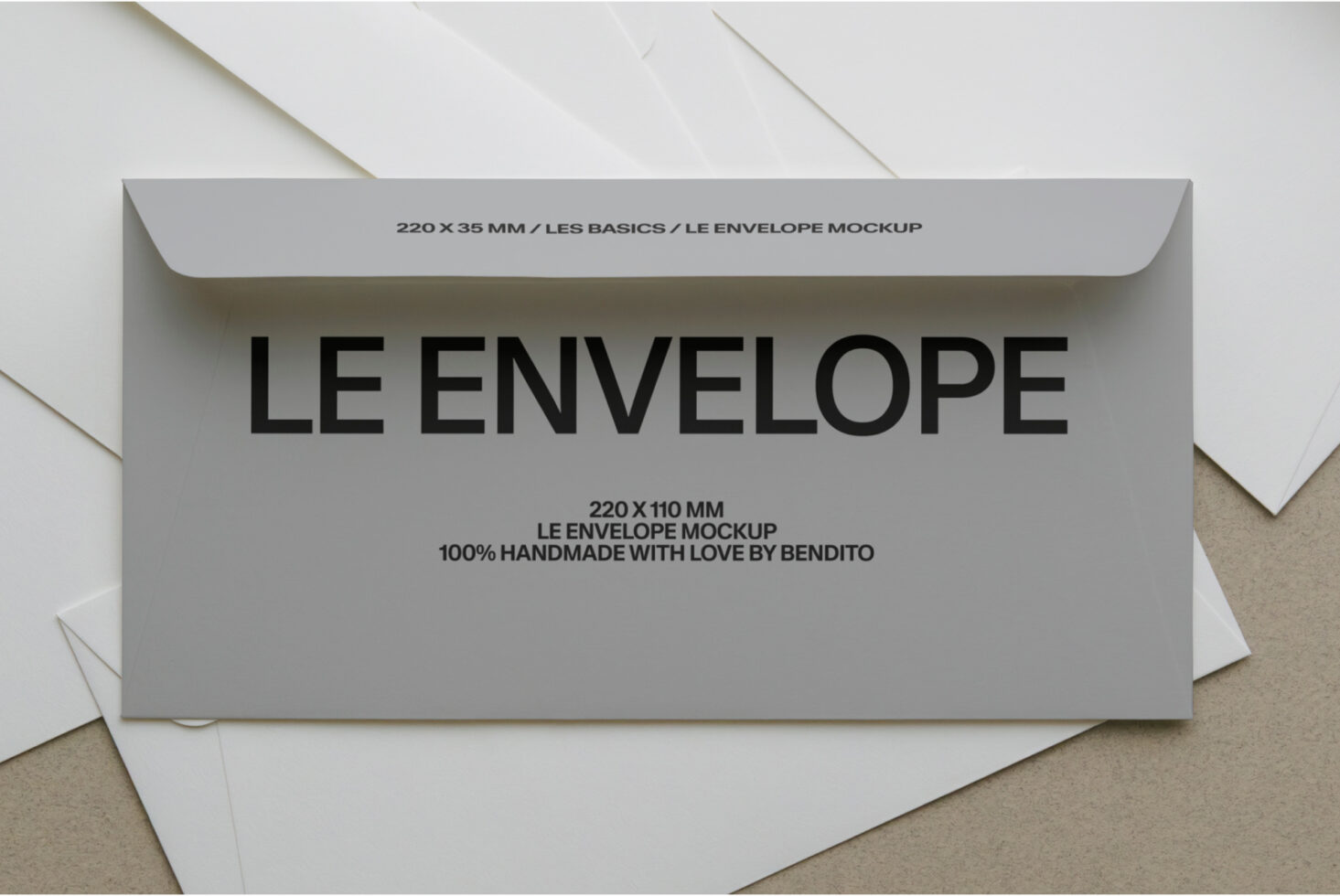 Le Envelope LB26W06 Mockup preview 2