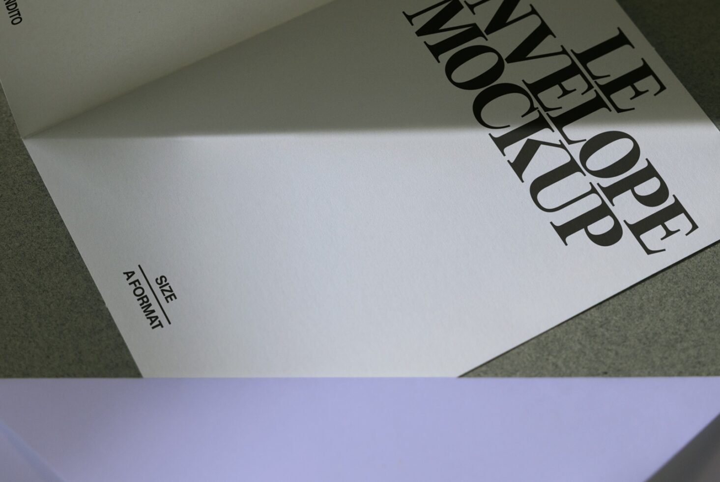 Le Envelope LB26W19 Mockup preview 2