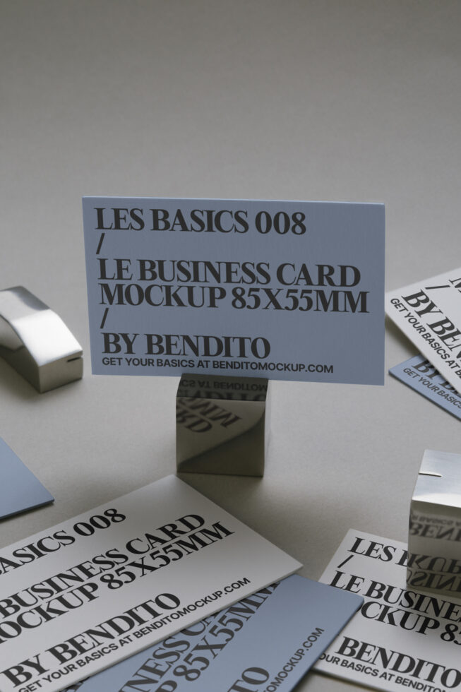 Le Business Card LB25W24 Mockup preview 4