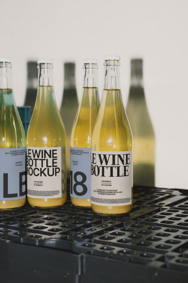 Le Wine Bottle LB25W18 Mockup preview 4