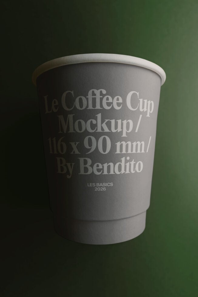 Le Coffee Cup LB26W27 Mockup preview 4