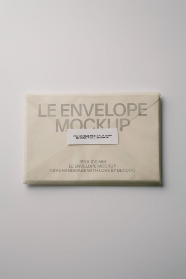 Le Envelope LB26W13 Mockup