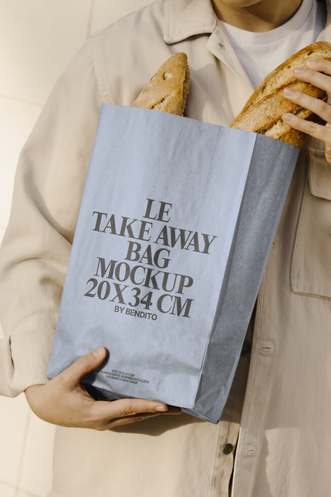 Le Take Away Bag LB25W15 Mockup preview 4