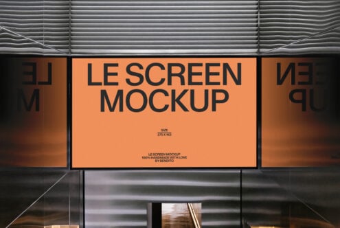 Le Screen LB26W09 Mockup