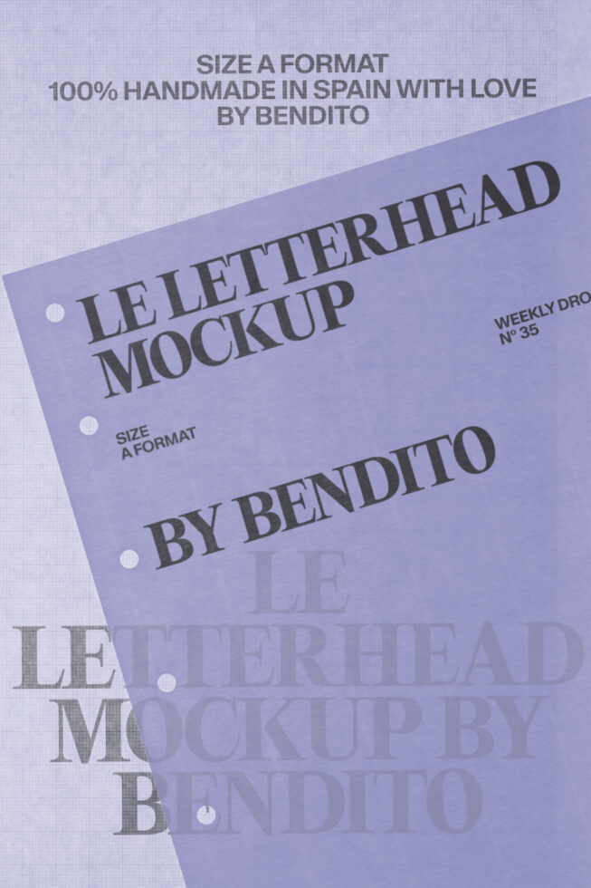 Le Letterhead LB26W35 Mockup preview 4