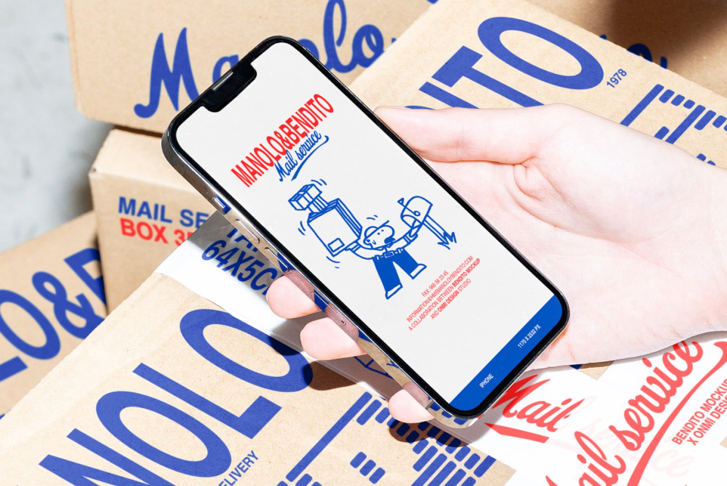 iPhone M&B Mockup preview 2