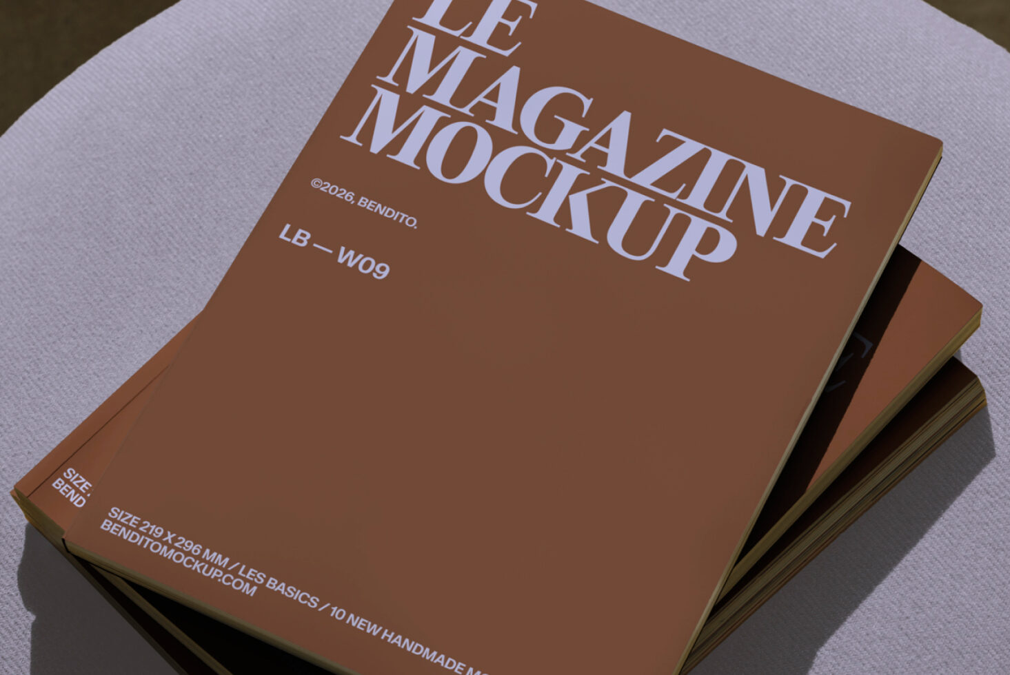 Le Magazine LB26W09 Mockup preview 2