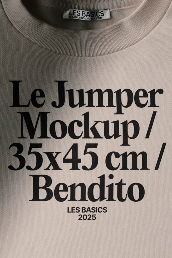 Le Jumper LB25W32 Mockup