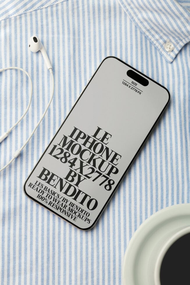 Le iPhone LB25W30 Mockup