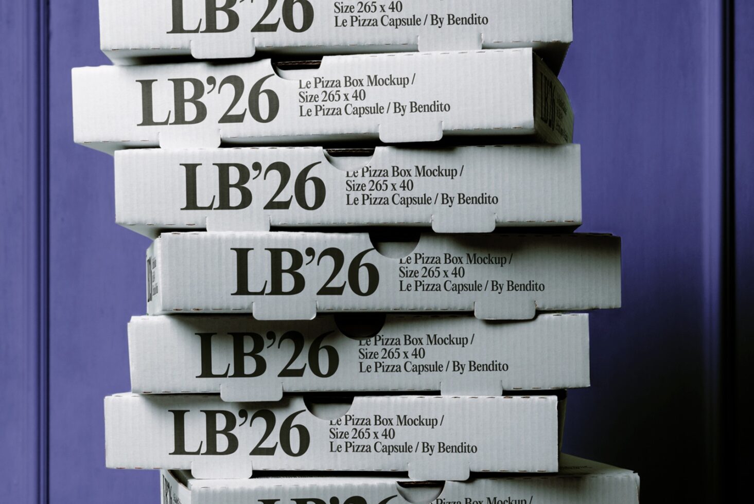 Le Pizza Box LB26W2803 Mockup preview 2
