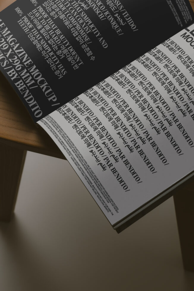 Le Magazine LB25W36 Mockup preview 4