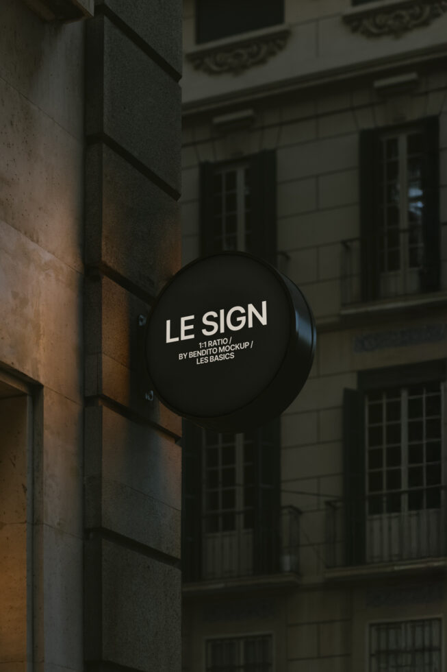 Le Sign LB25W0903 Mockup preview 4