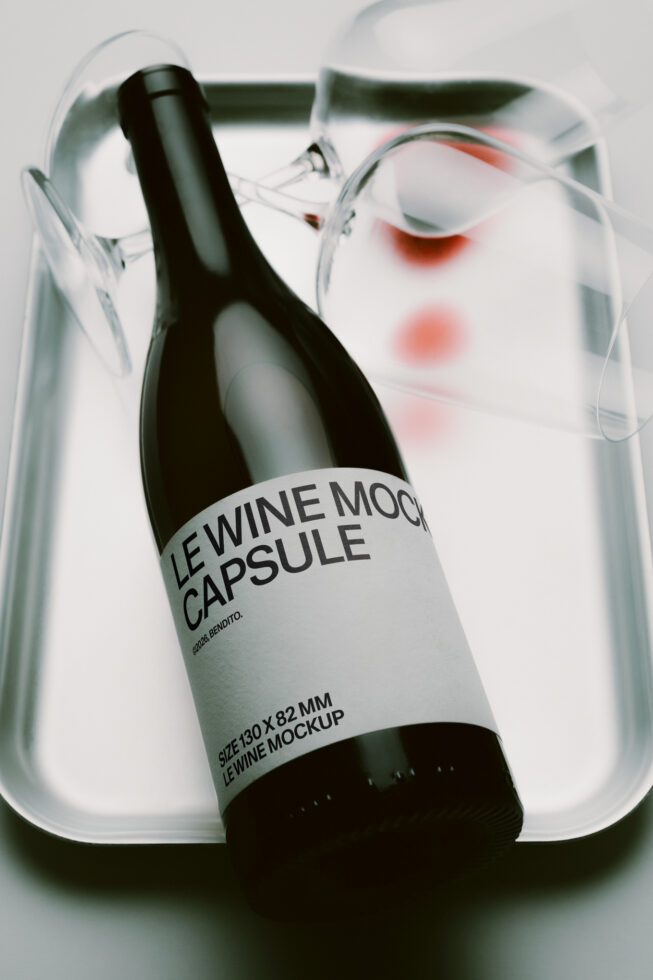 Le Wine Bottle LB26W2108 Mockup preview 4