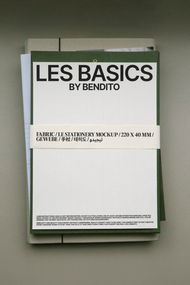 Le Stationery LB25W3501 Mockup