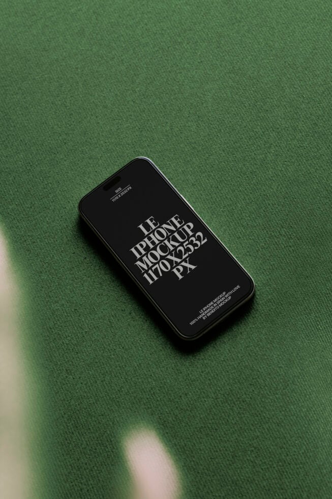Le iPhone LB25W2901 Mockup preview 4
