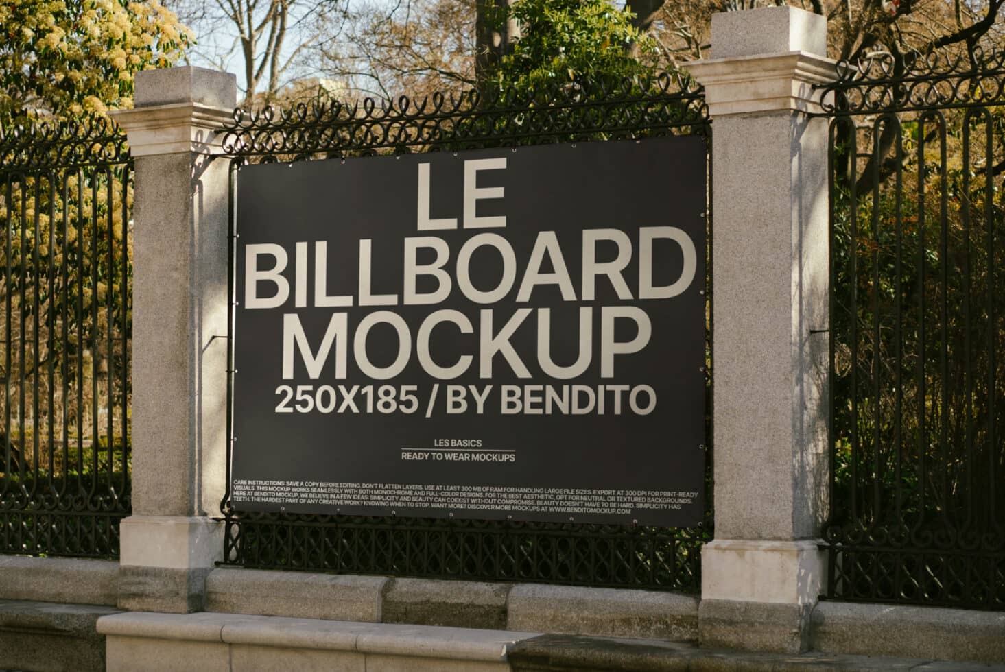 Le Billboard LB25W0302 Mockup preview 2