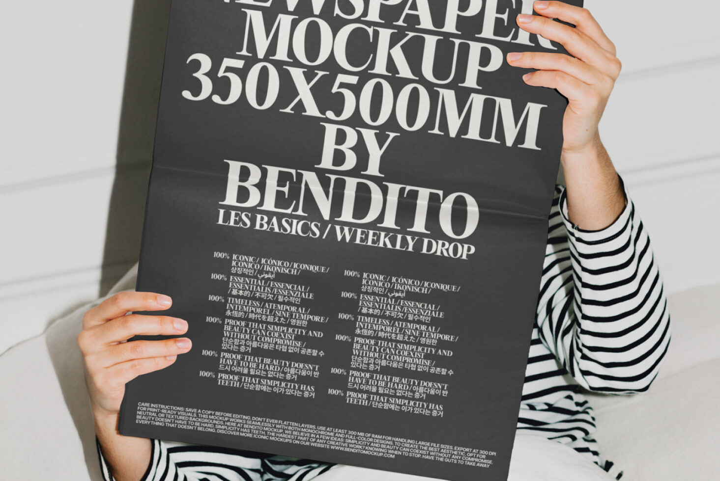 Le Newspaper LB25W12 Mockup preview 2