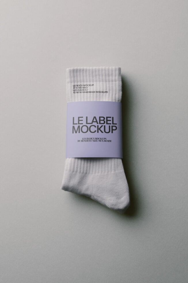 Le Sock LB26W25 Mockup